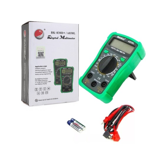 Baku Manual Digital Multimeter BK-A830L Resistance Tester